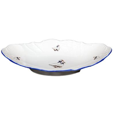 Блюдо для хлеба ДОБРУШСКИЙ ЗАВОД Гуси 27 см