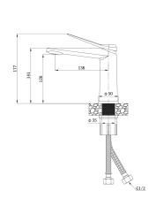 Смеситель для умывальника ESKO Shanghai SHA26