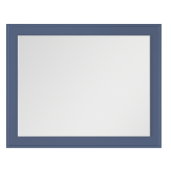 Зеркало LA FENICE Cubo синий 80*60 см
