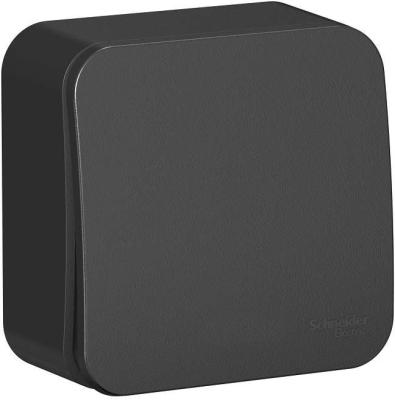 Выключатель SYSTEME ELECTRIC Blanca 1 клавиша антрацит BLNVA101016