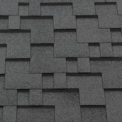 Гибкая черепица ROOFSHIELD Premium Модерн Серый с оттенением