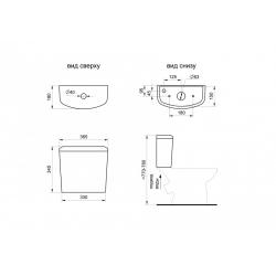 Унитаз-компакт SANTEK Бореаль 1WH302146 