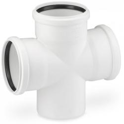 Крестовина канализационная SINIKON Comfort 110 мм 87°