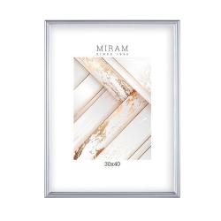Фоторамка 30*40см серебро /636421-15/Мирам/