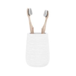 Стакан для зубной пасты FORA Bricks White