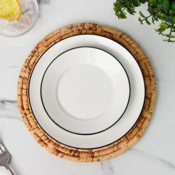 Салфетка подстановочная SIMA-LAND Песок бежевый 25 см