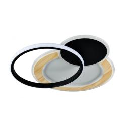 Люстра СОНЕКС Pine 7735/80L Дерево, черный