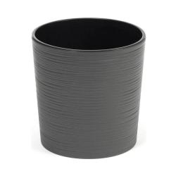 Горшок пластиковый ЛИВИНГРИН Вега Антрацит 5,2 л