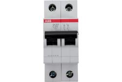Автоматический выключатель ABB SH202 2P 20 A C 6 кА 2CDS212001R0204