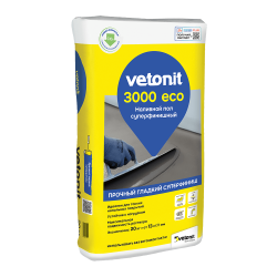 Наливной пол VETONIT 3000 Eco 20 кг 