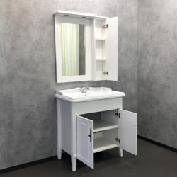 Зеркальный шкаф COMFORTY Палермо 80 79*86 см