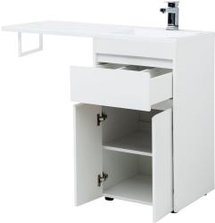 Тумба с раковиной AQUANET Токио 130 R с дверками