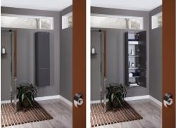 Пенал AQUANET Алвита R антрацит 35*157,6 см 