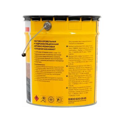 Мастика ТЕХНОНИКОЛЬ AquaMast битумно-резиновая для кровли 18 кг