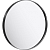 Зеркало AQWELLA черный 60 см