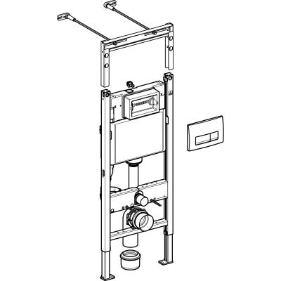 Инсталляция для унитаза GEBERIT с клавишей 458.125.11.1
