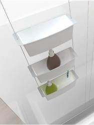 Полка для ванной PRIMANOVA тройная белый
