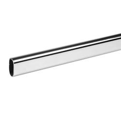 Труба овальная хромированная 30*15*3000 мм