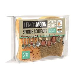 Губкa кухонная LEMON MOON Retro фигурная 2 шт 