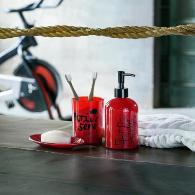 Мыльница MOROSHKA Graffity красный