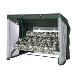 Качели садовые УДАЧНАЯ МЕБЕЛЬ Валенсия Зеленый 224*150*170 см