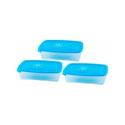 Набор контейнеров Морозко 0,7л, 3шт/Полимербыт/