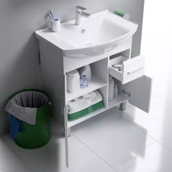 Тумба с раковиной AQWELLA Corsica 75 