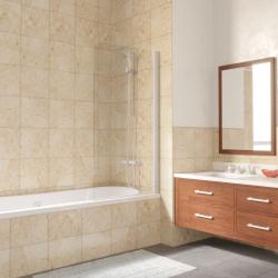 Штора на ванну VEGAS GLASS 75*150 см EV Lux 75 01 01 R