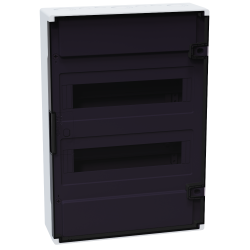 Щит КЭАЗ OptiBox Pro ЩРН-П-24 прозрачная дверь 379798