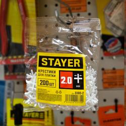 Крестики для плитки STAYER 2 мм 200 шт