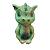 (АКЦИЯ) Копилка 18см Дракоша, гипс зел. /G032-18-218K/Яблоко/