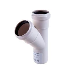 Тройник канализационный SINIKON Comfort 40 мм 45°