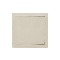 Выключатель LEZARD Leto 2 клавиши кремовый 752-0300-101 