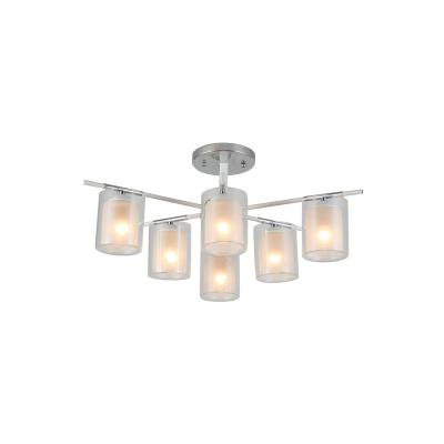 Люстра ЛАЙТ СФЕРА 07389/6 Chrome+white Хром