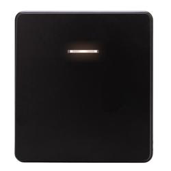 Выключателя KRANZ Round 1 клавиша с подсветкой оникс KR-78-0713-3