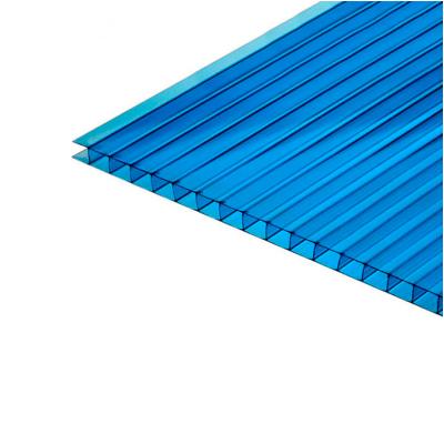 Поликарбонат сотовый Бирюзовый 4 мм