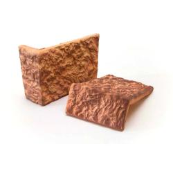 Плитка ТЕРРАКОТ Старый замок Макси угловая