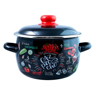 Кастрюля 2,0л Gazpacho эмаль/Appetite/