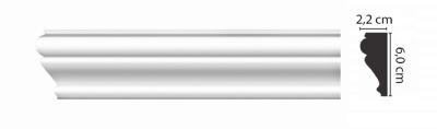 Молдинг DECOMASTER 60*22*2000 мм D161