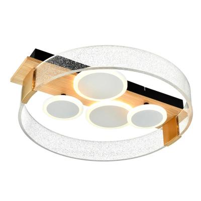 Люстра СОНЕКС Spots 7742/40L Дерево, черный