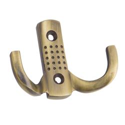 Крючок двухрожковый бронза античная 2342В