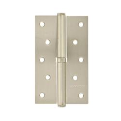 Петля врезная НОРА-М 750-5" правая Матовое хромовое покрытие