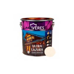Декоративный антисептик VERES Ultra Lazura №12 Белый 9 л