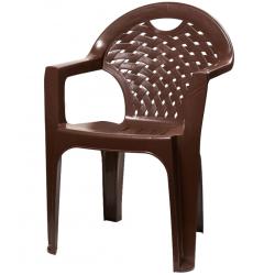 Кресло садовое АЛЬТЕРНАТИВА Коричневый 590*560*970 мм