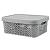 Корзина Stockholm 10л с/кр., серый шторм /Пластик Репаблик/