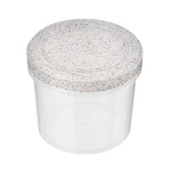 Банка с завинчивающейся крышкой "Asti" 0,7л (гранит светло-серый)/Homver/