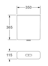 Бачок для унитаза и чаши Генуя AZARIO AZ-217