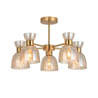 Люстра ЛАЙТ СФЕРА 07426/5 Copper Медь