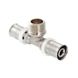 Тройник VALTEC комбинированный пресс 20 мм 1/2" НР VTm.233.N.200420