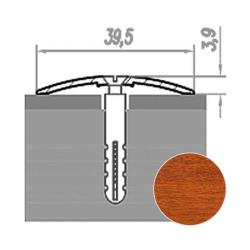 Профиль одноуровневый НОВОСЕЛ П 10.7 Темный дуб 1,35 м